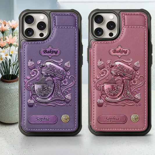 Love Baking - Personalized Baking Wallet Phone Case