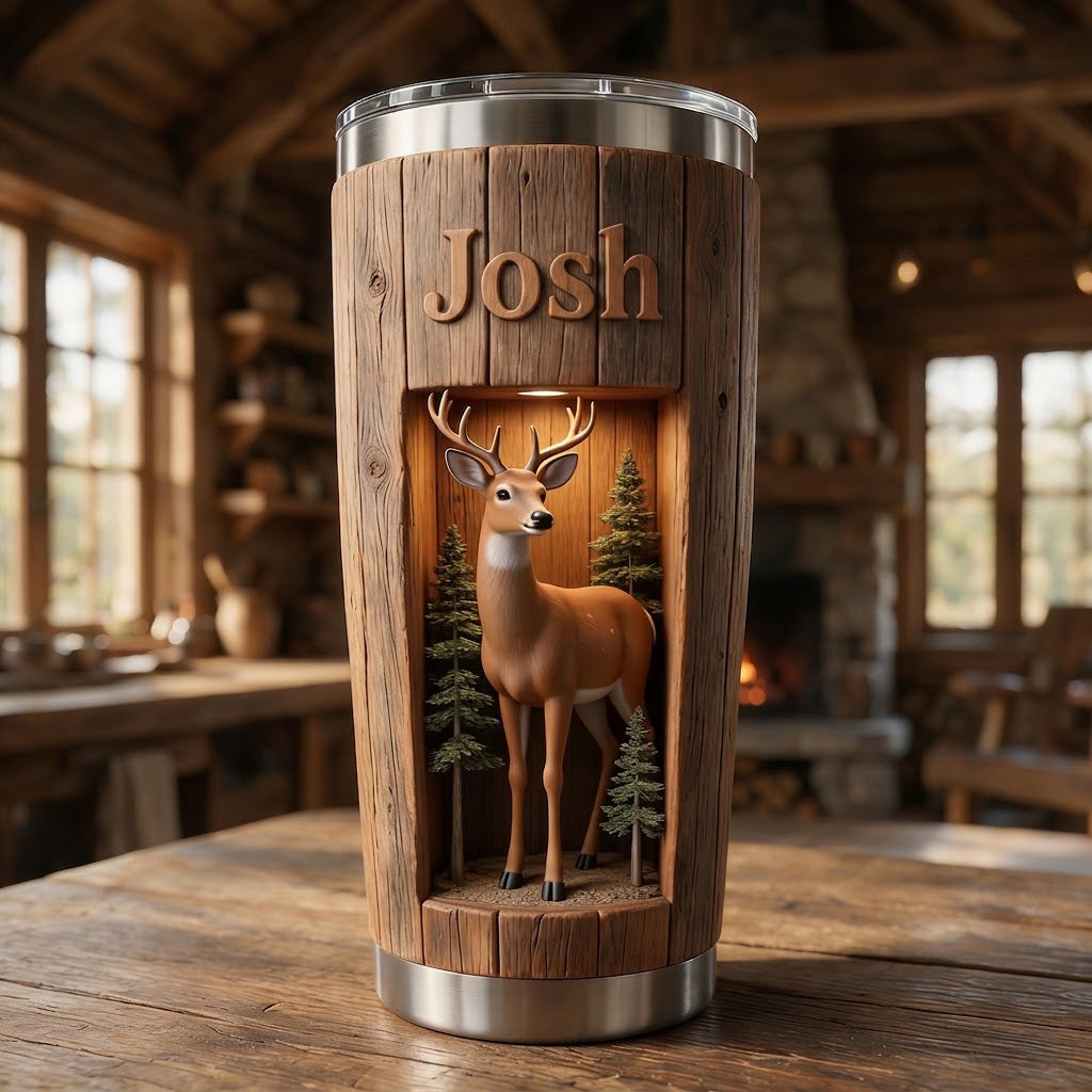Love Hunting - Personalized Hunting Tumbler