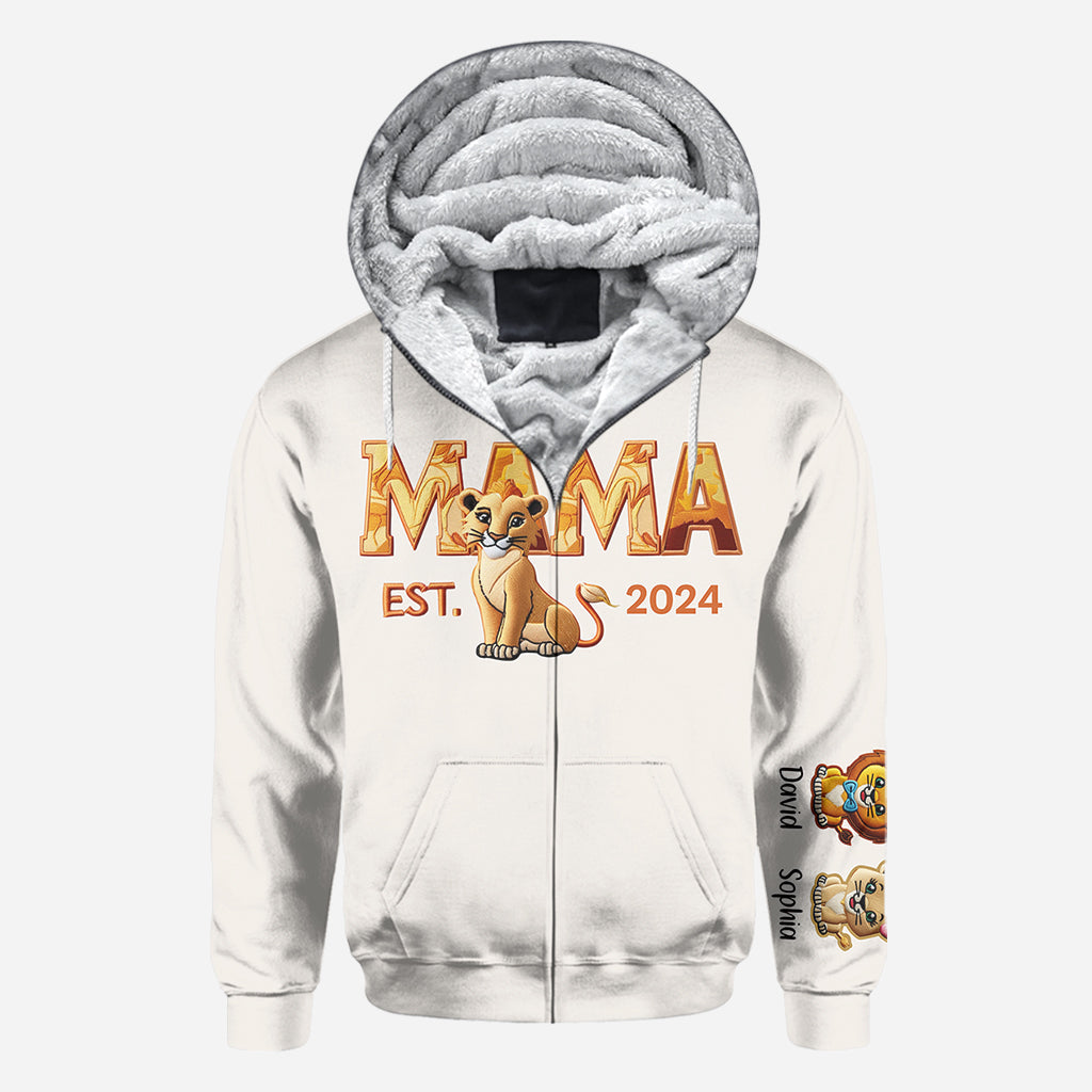 Mama Löwe – Personalisiertes Mutter-Shirt