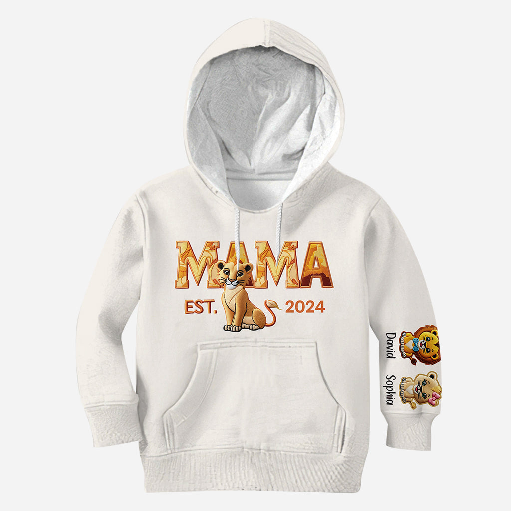 Mama Löwe – Personalisiertes Mutter-Shirt