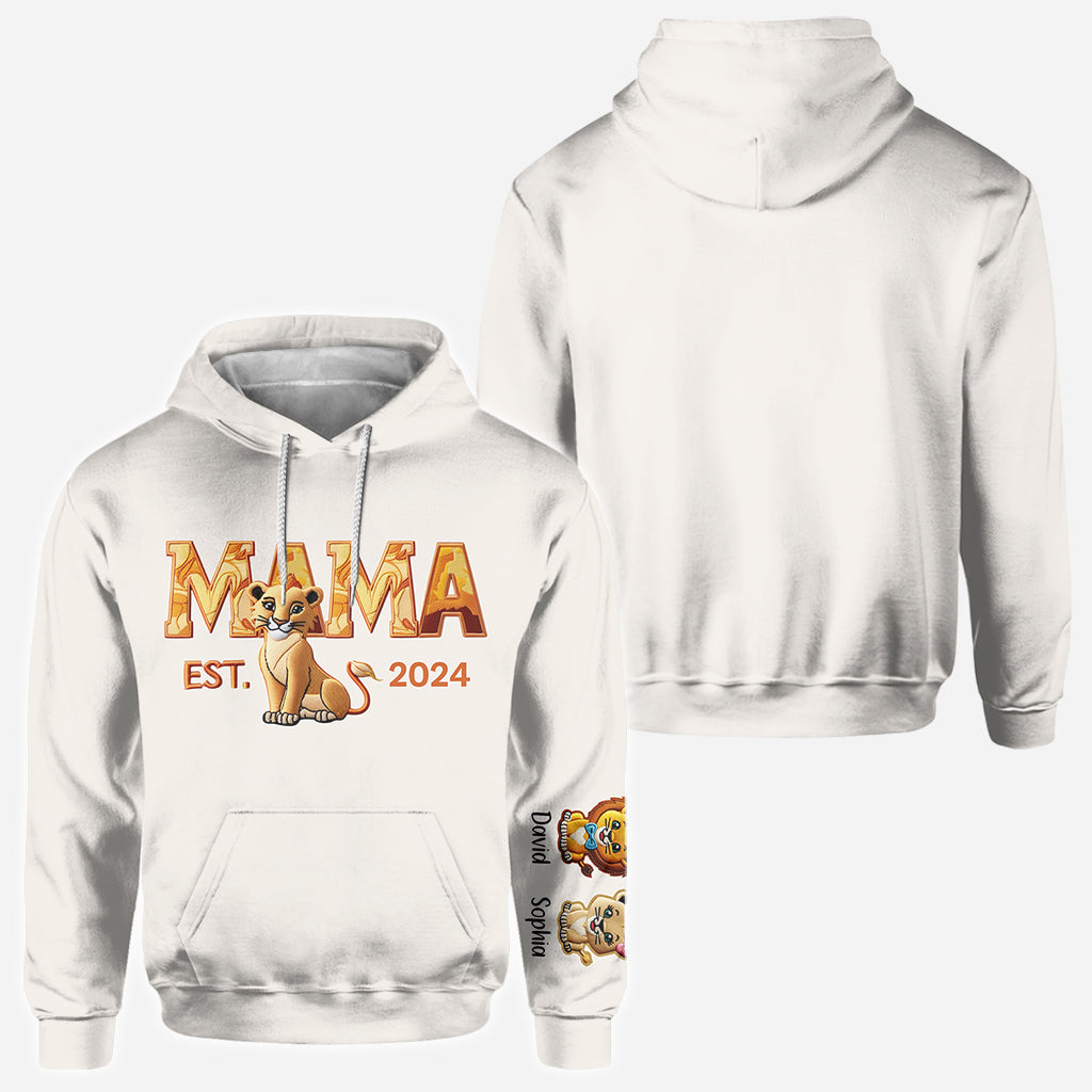 Mama Löwe – Personalisiertes Mutter-Shirt