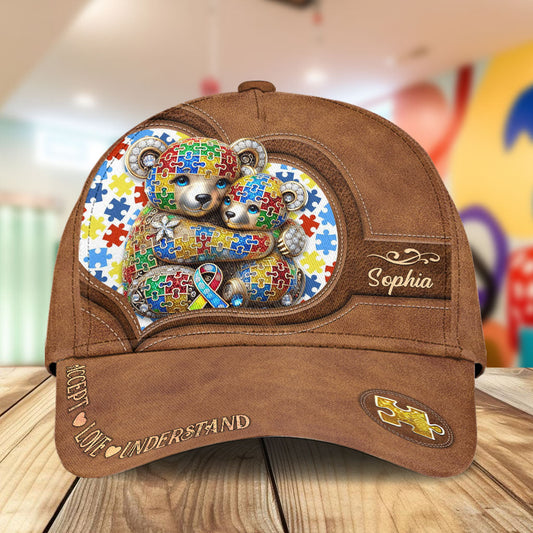 Liebe annehmen, verstehen – Personalisierte klassische Kappe zur Sensibilisierung für Autismus