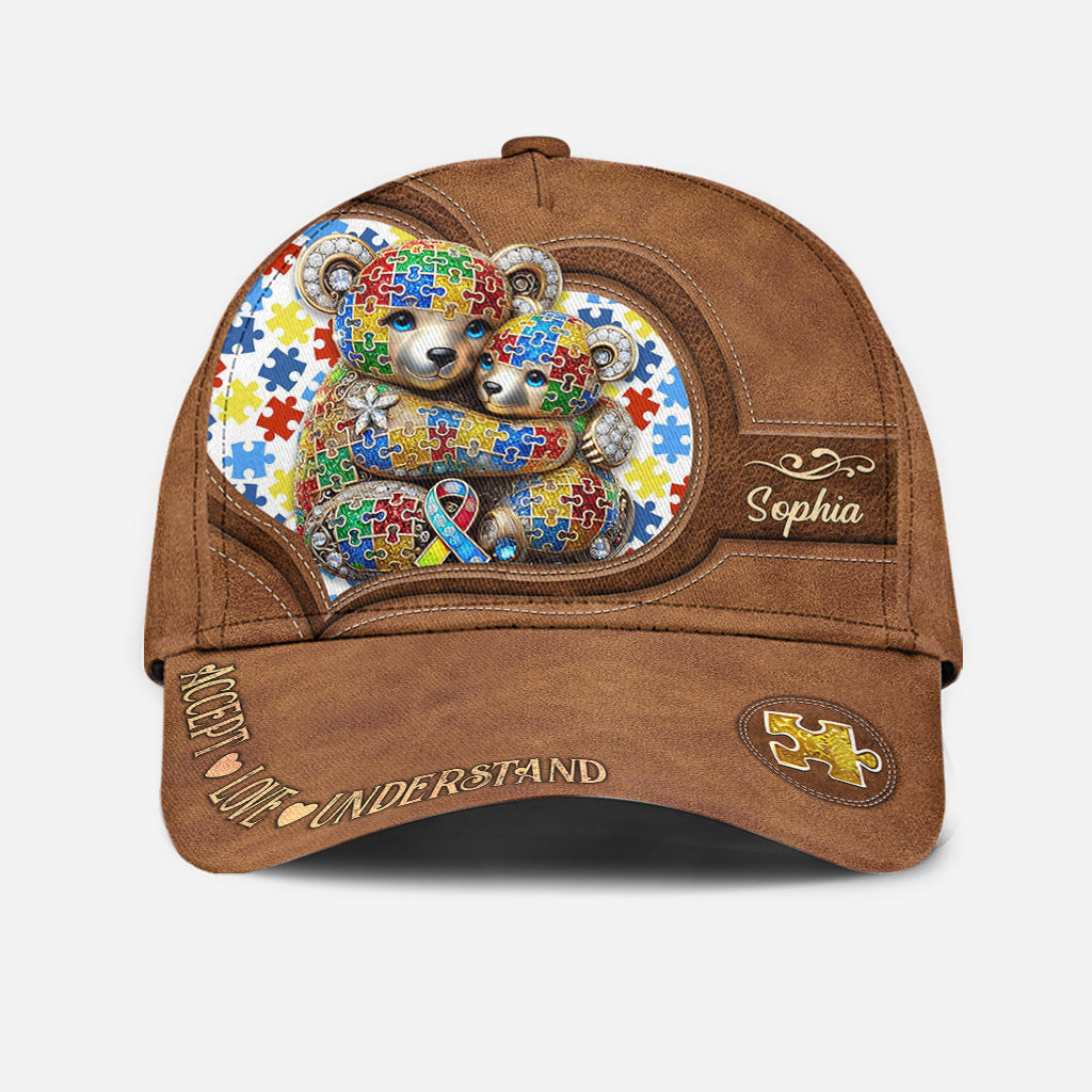 Liebe annehmen, verstehen – Personalisierte klassische Kappe zur Sensibilisierung für Autismus