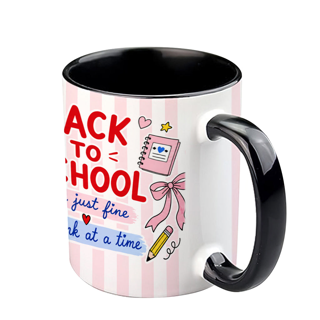 Back To School, Teacher Gift Idea - Personalized Teacher Accent Mug