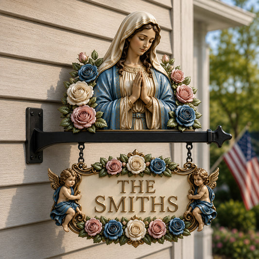 Belive - Personalisierte Christliche Holz-Wandmontage-Schild