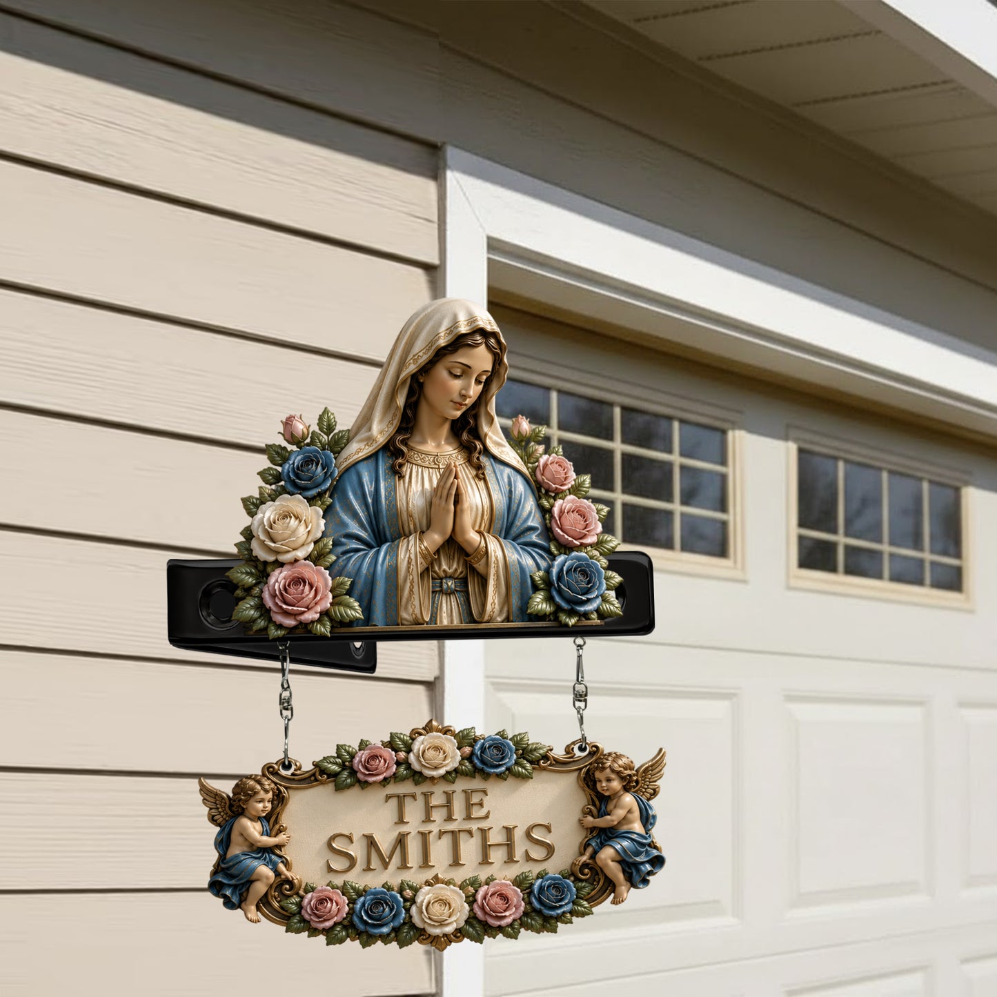Belive - Personalisierte Christliche Holz-Wandmontage-Schild