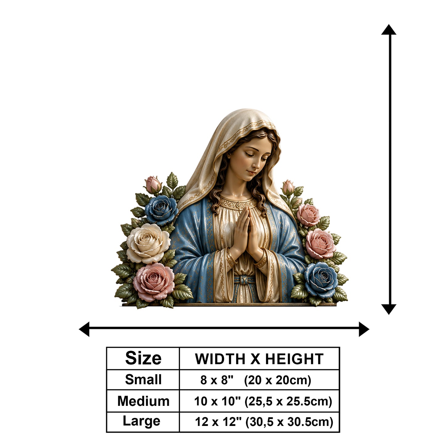 Belive - Personalisierte Christliche Holz-Wandmontage-Schild