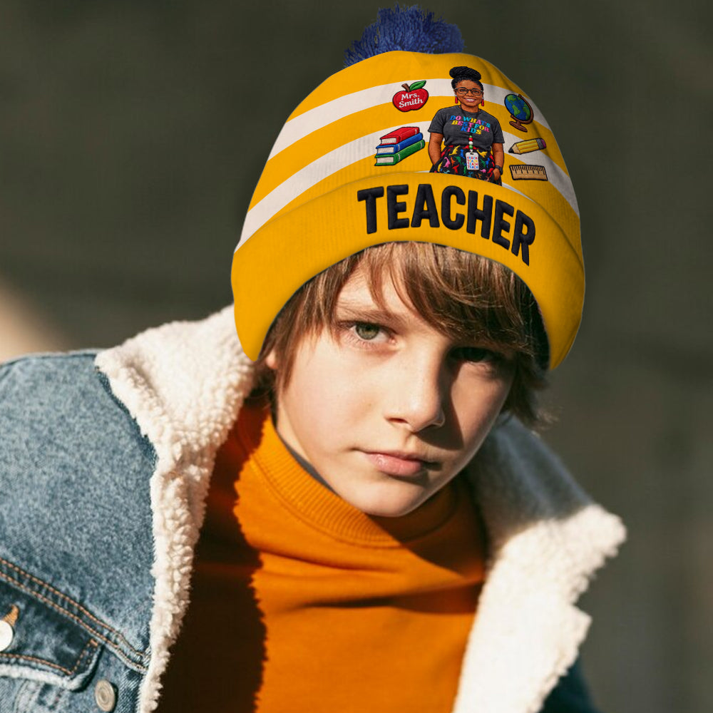 Teacher Life - Personalized Teacher Beanie Hat
