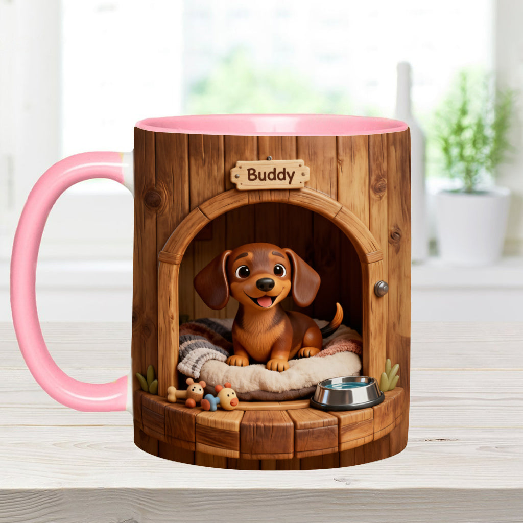 Puppy’s Cozy House Mug - Personalized Dog Accent Mug