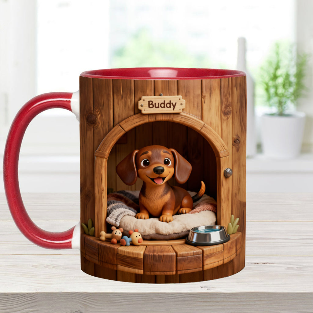 Puppy’s Cozy House Mug - Personalized Dog Accent Mug