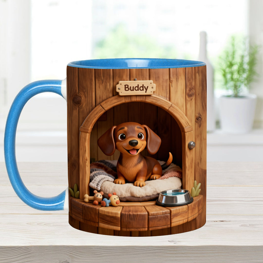 Puppy’s Cozy House Mug - Personalized Dog Accent Mug