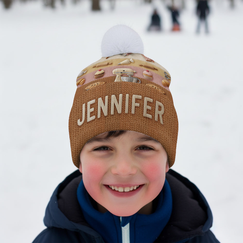 Love Baking - Personalized Baking Beanie Hat