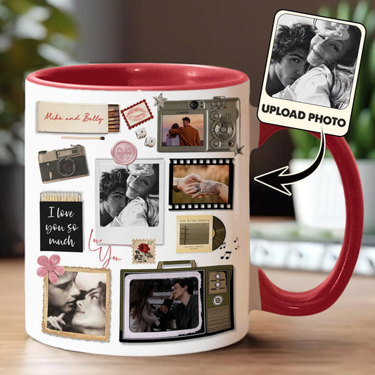 Geschenk im Streichholzschachtel-Stil für beste Freunde – personalisierte Tasse mit Partnermotiv