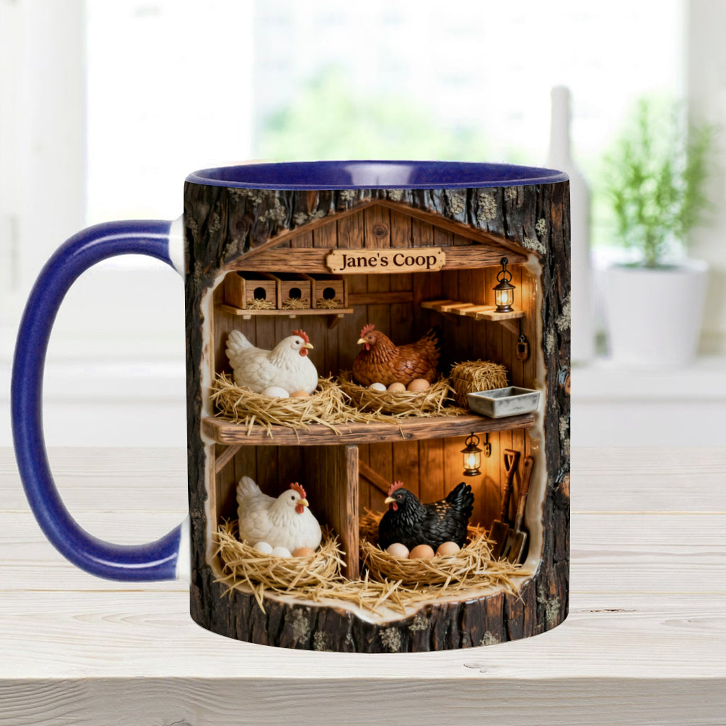 The Little Coop – Personalisierte Tasse mit Hühnermotiv