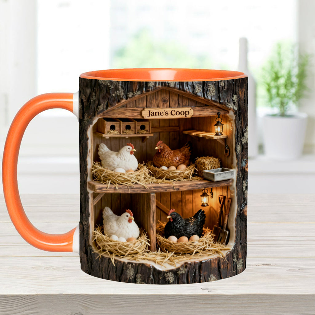 The Little Coop – Personalisierte Tasse mit Hühnermotiv