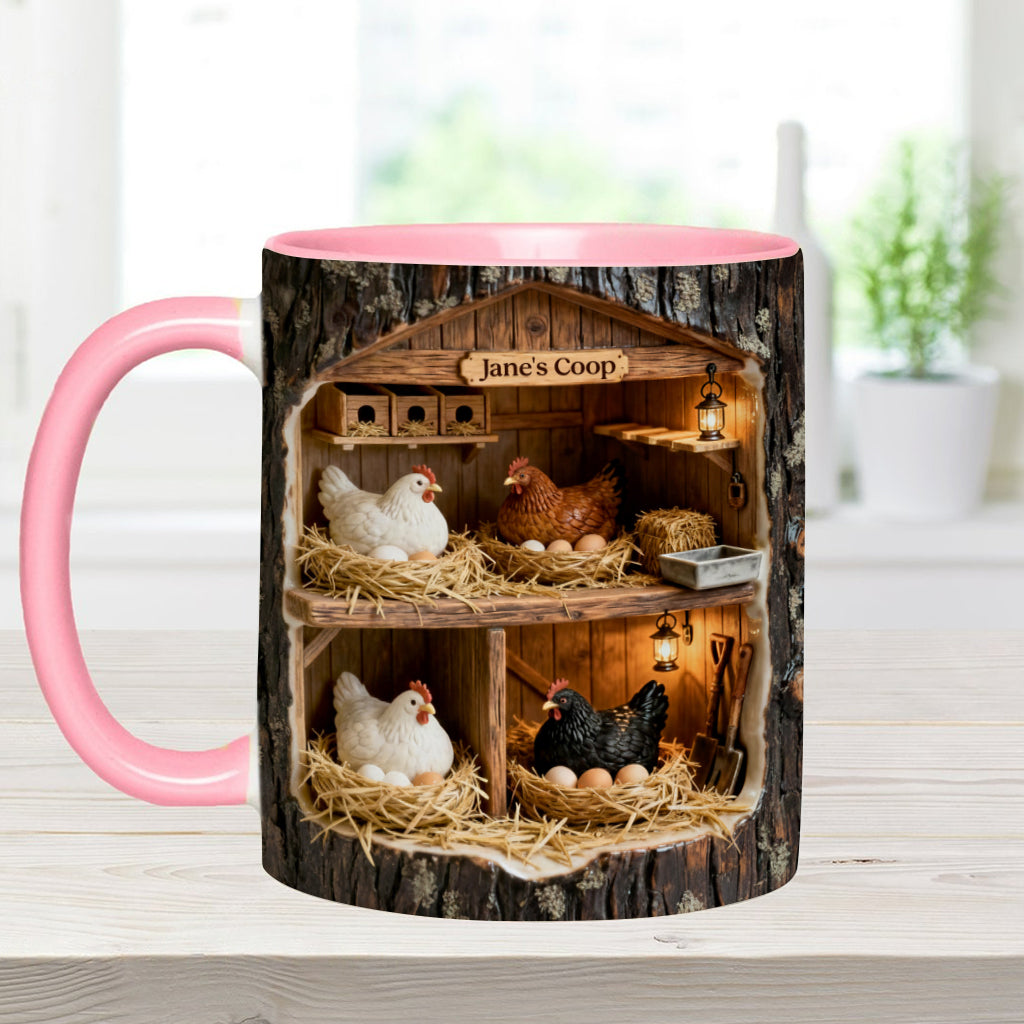 The Little Coop – Personalisierte Tasse mit Hühnermotiv