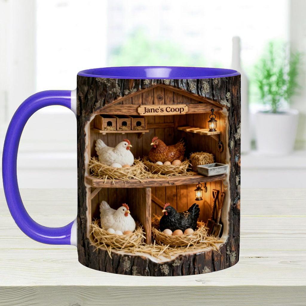The Little Coop – Personalisierte Tasse mit Hühnermotiv