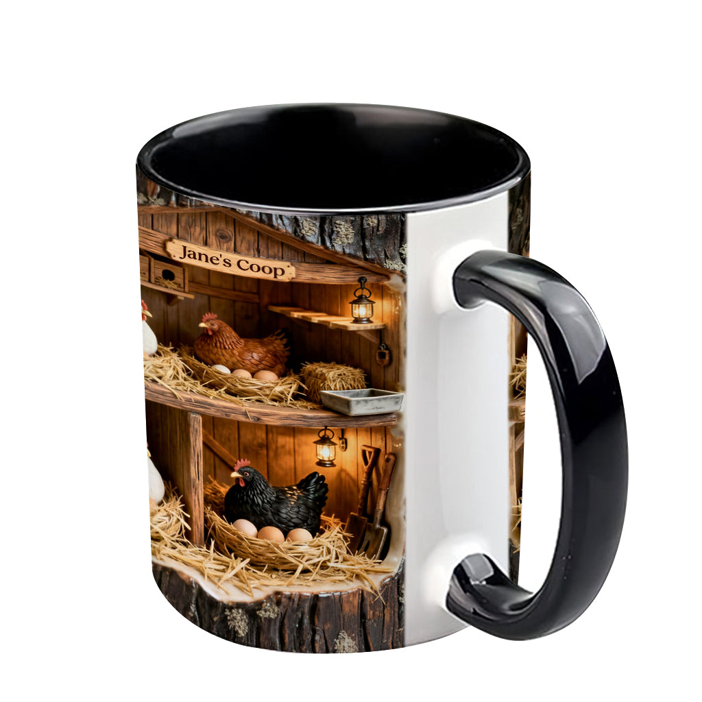 The Little Coop – Personalisierte Tasse mit Hühnermotiv