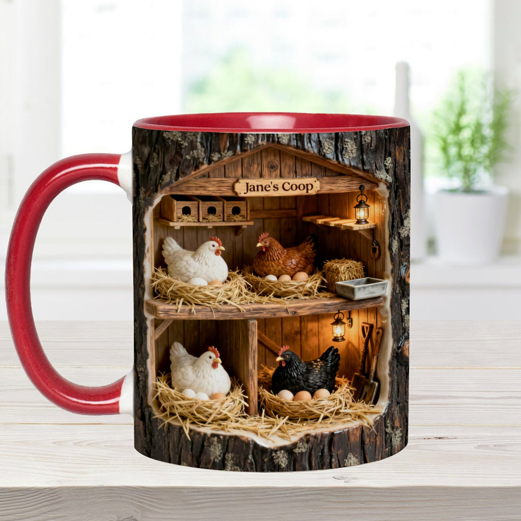The Little Coop – Personalisierte Tasse mit Hühnermotiv