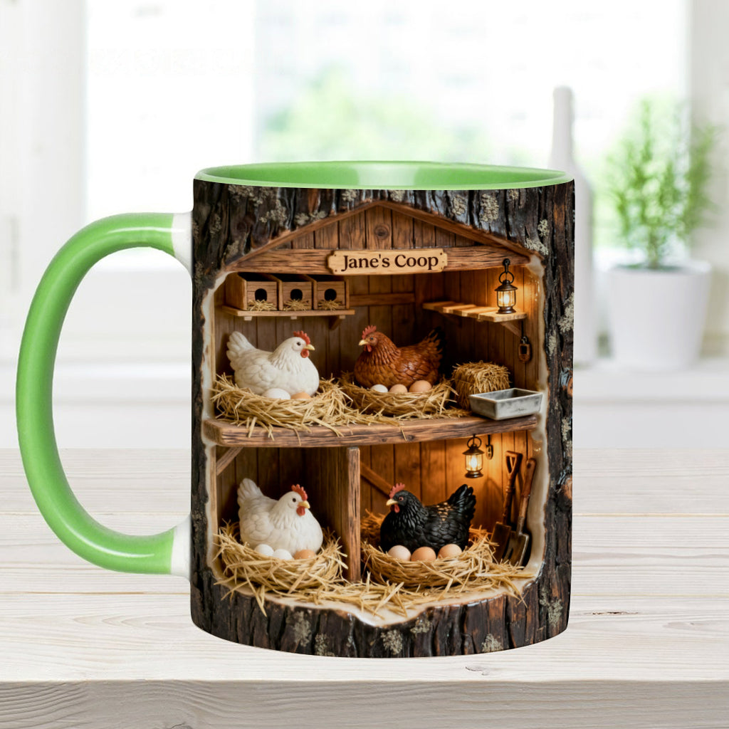 The Little Coop – Personalisierte Tasse mit Hühnermotiv