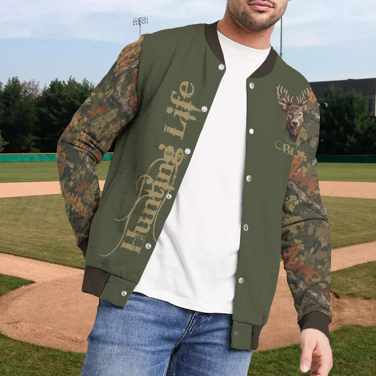 Cool Hunting - Personalized Hunting Varsity Jacket