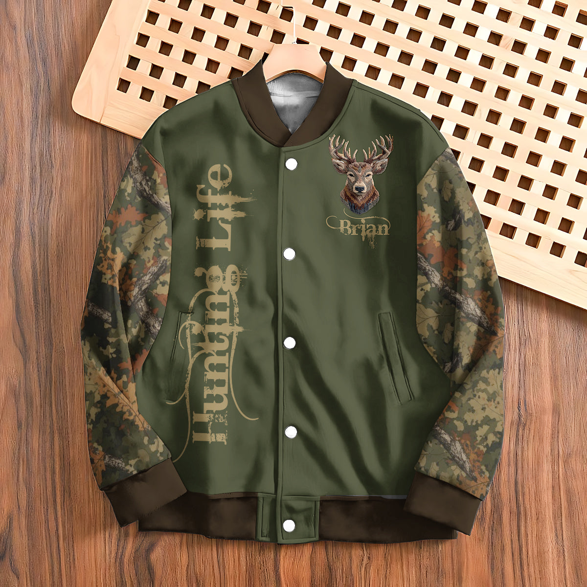 Cool Hunting - Personalized Hunting Varsity Jacket