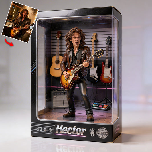 Personalisierte Foto - Individuelle Gitarre Acrylplakette
