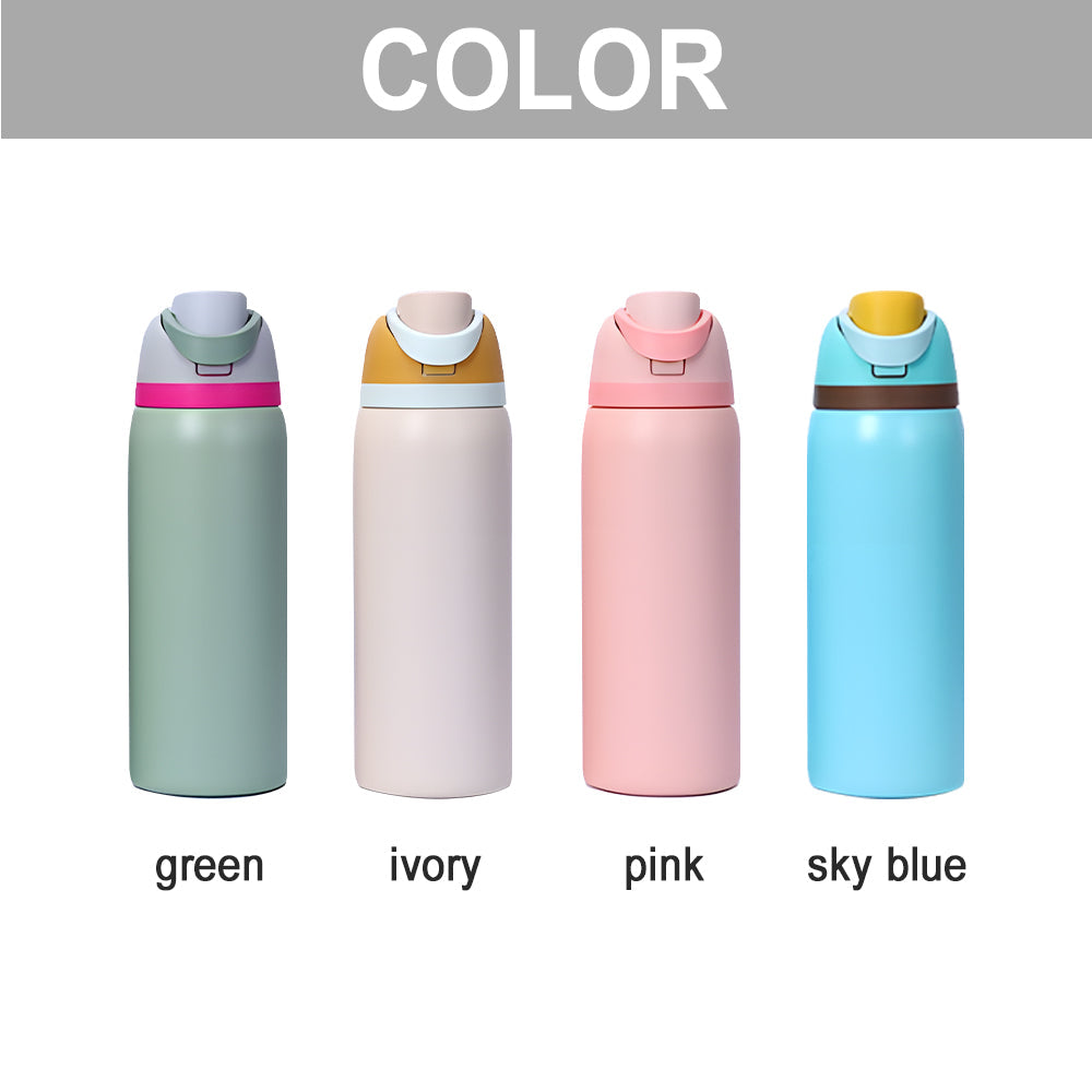 Dinosaurier-Trinkgefäß für Kinder – Personalisierte 2-in-1-Trinkflasche mit Ausgießer