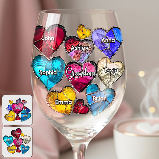 Die beste Oma aller Zeiten – personalisiertes Oma-Weinglas mit langem Stiel