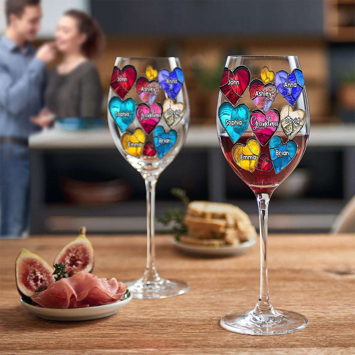 Die beste Oma aller Zeiten – personalisiertes Oma-Weinglas mit langem Stiel