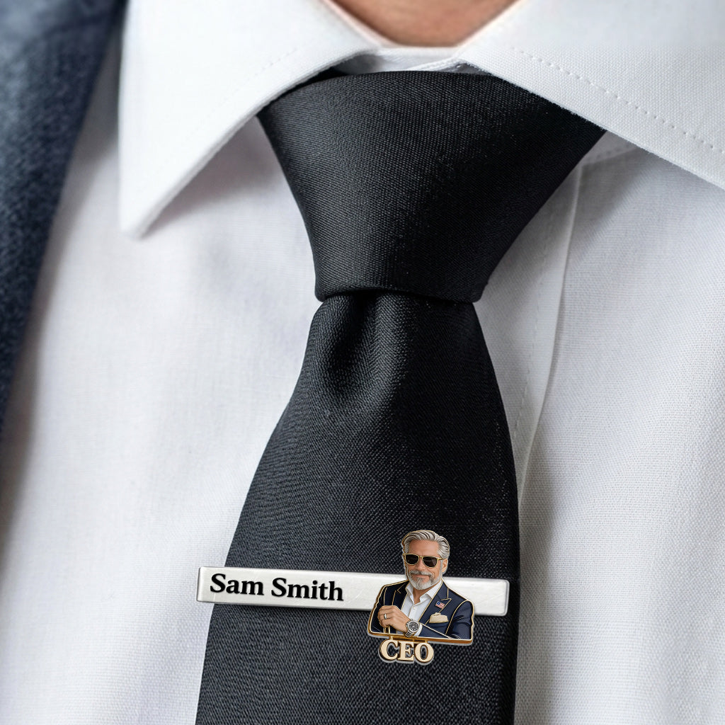 Geschenk für männliche Kollegen - Personalisierte Krawattennadel
