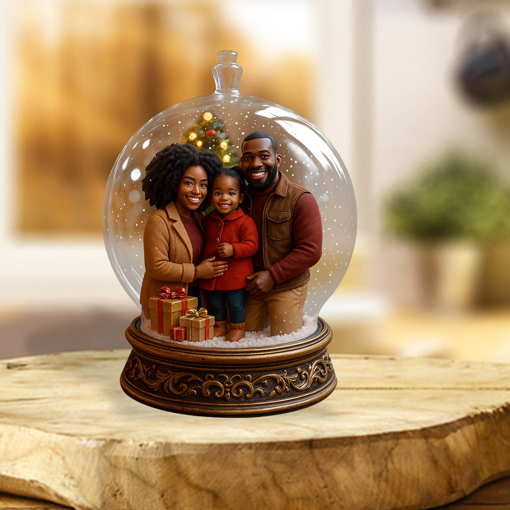 Das sind wir – personalisierte Acrylplakette in individueller Familienform