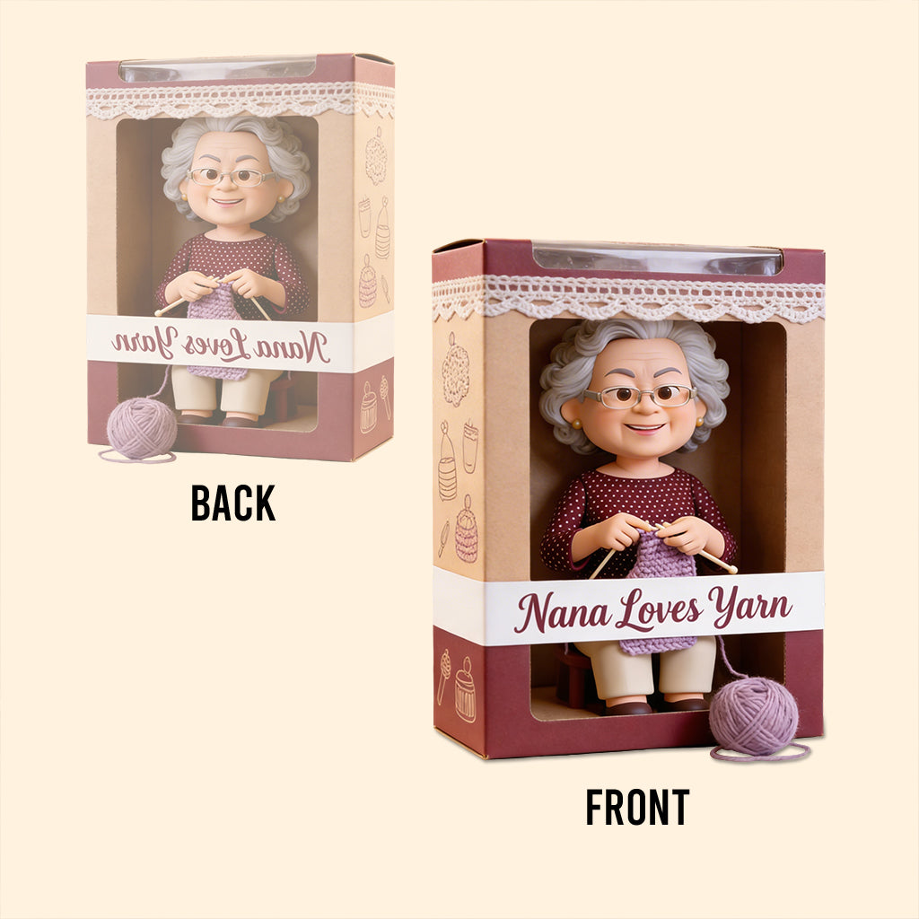 Jedes Hobby – Häkeln, Nähen, Stricken usw. – Personalisierte, individuell geformte Acrylplakette aus Häkelarbeiten