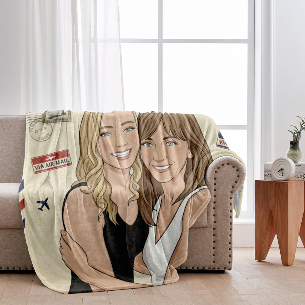 Hülle dich in eine dicke Umarmung – personalisierte Mutterdecke