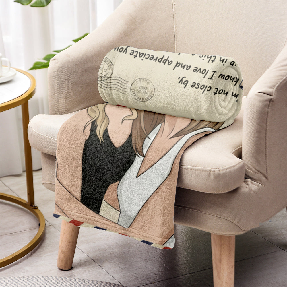 Hülle dich in eine dicke Umarmung – personalisierte Mutterdecke