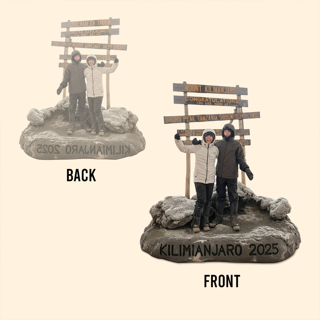 Custom From Any Photo - Personalized Hiking Custom Shaped Acrylic Plaque