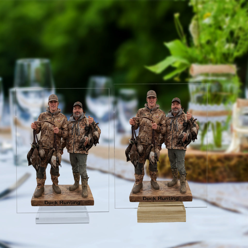 Custom From Any Photo - Personalized Hunting Custom Shaped Acrylic Plaque