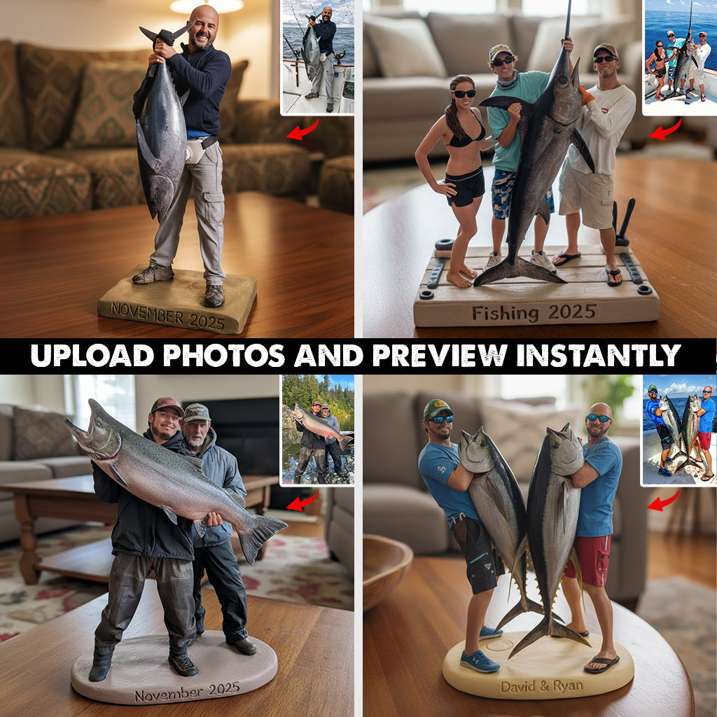 Das perfekte Geschenk für Angelfreunde – personalisierte Acrylplakette in individueller Angelform