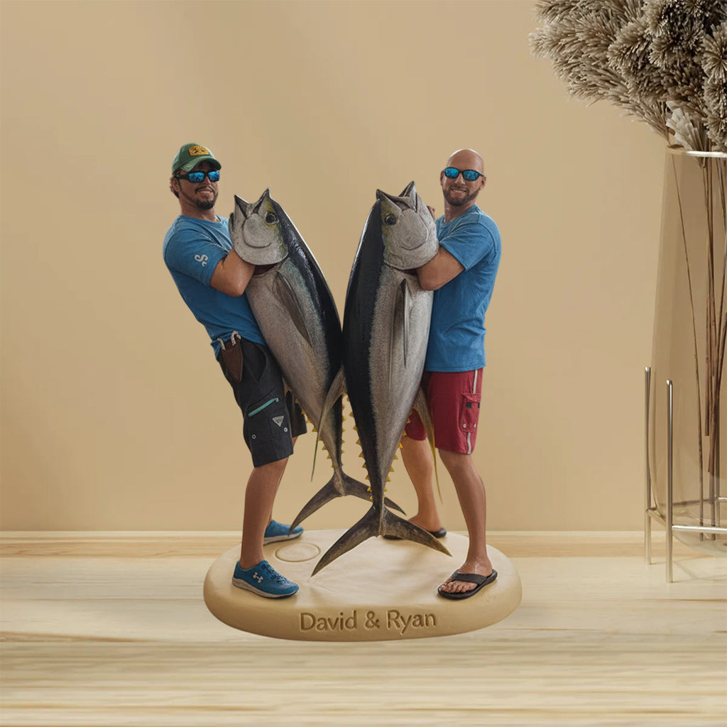 Das perfekte Geschenk für Angelfreunde – personalisierte Acrylplakette in individueller Angelform