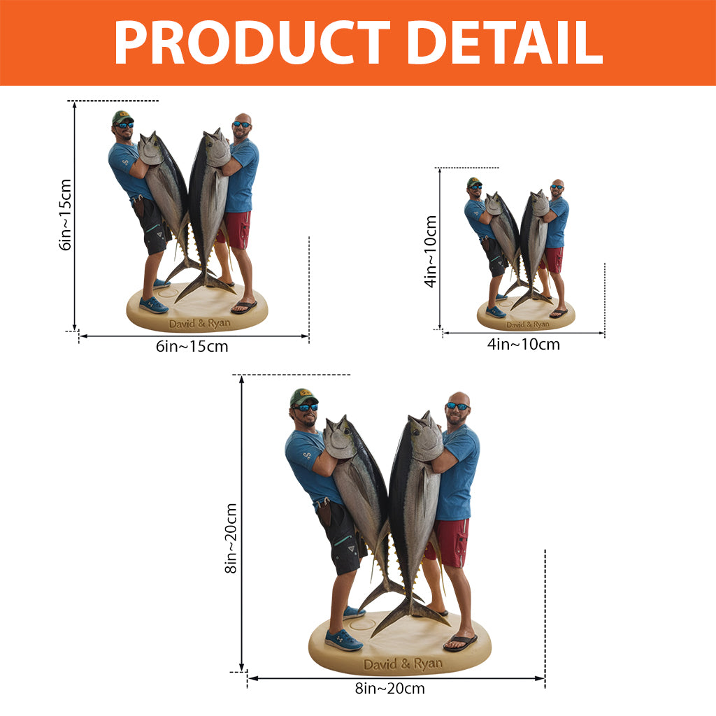 Das perfekte Geschenk für Angelfreunde – personalisierte Acrylplakette in individueller Angelform