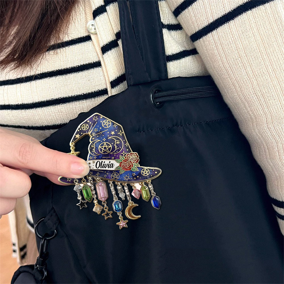 Hexenhut – Personalisierte Hexennadel