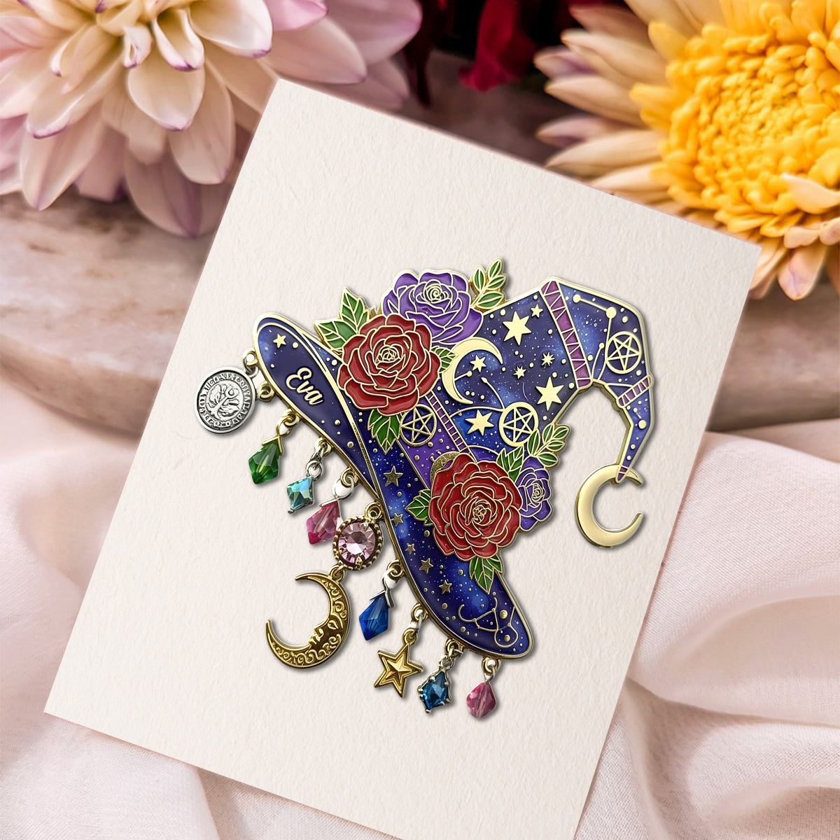 Hexenhut – Personalisierte Hexennadel