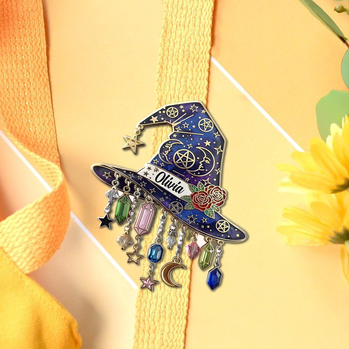 Hexenhut – Personalisierte Hexennadel