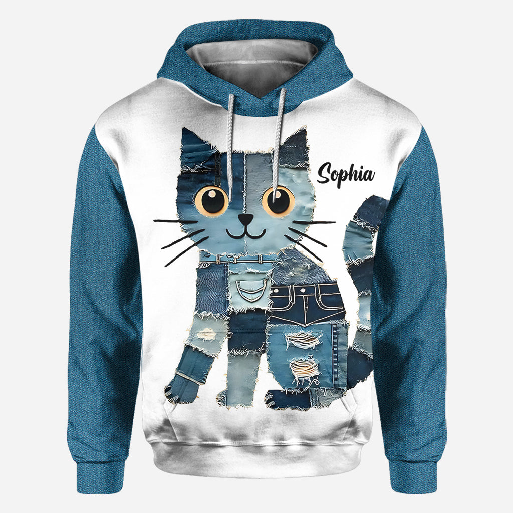 Just A Girl Who Loves Cat - Personalized Cat All Over Shirt