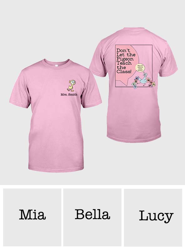 Back To School - Personalized Teacher T-shirt And Hoodie