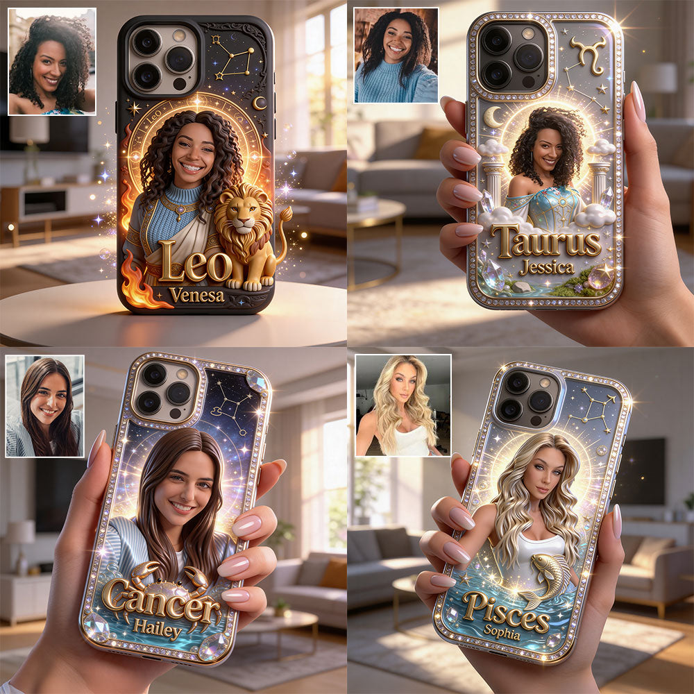 Horoscope Sign, Lucky Charm - Personalized Horoscope Full Print Phone Case
