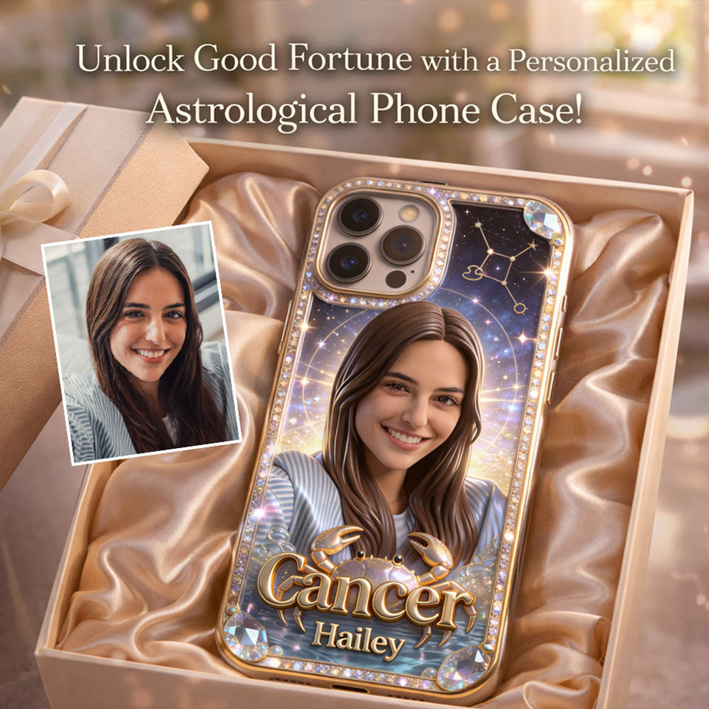 Horoscope Sign, Lucky Charm - Personalized Horoscope Full Print Phone Case