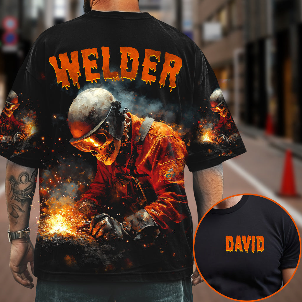 Geschenk für Schweißer – Personalisiertes Schweißer-T-Shirt