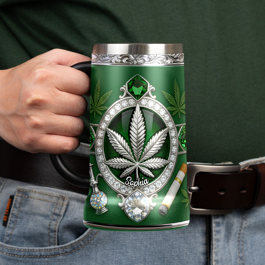 Kiffer & Raucher – Personalisierter Weed-Bierkrug