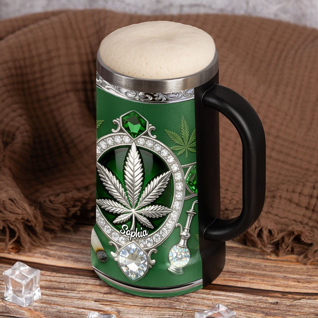 Kiffer & Raucher – Personalisierter Weed-Bierkrug